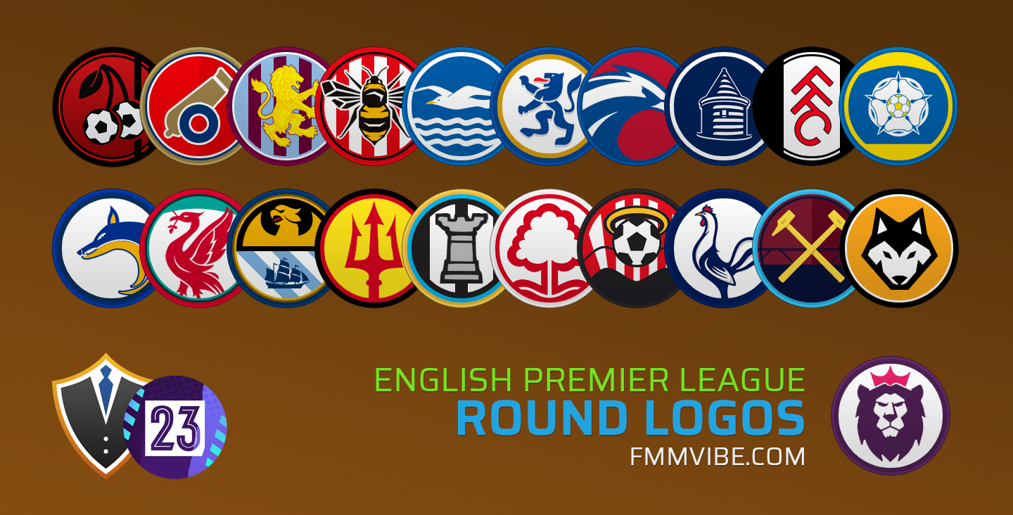 Round Logos - English Premier League Pack