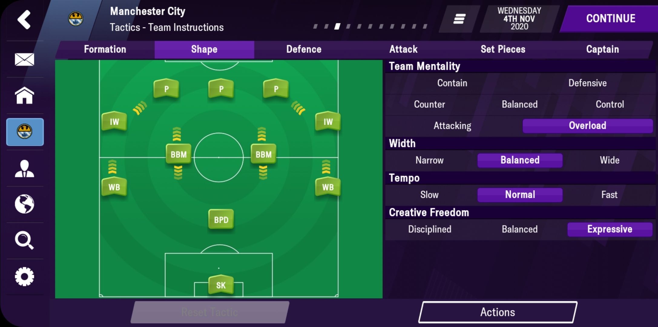 Most Broken Tactic: 1-4-5 - Football Manager 2021 Mobile - FMM Vibe