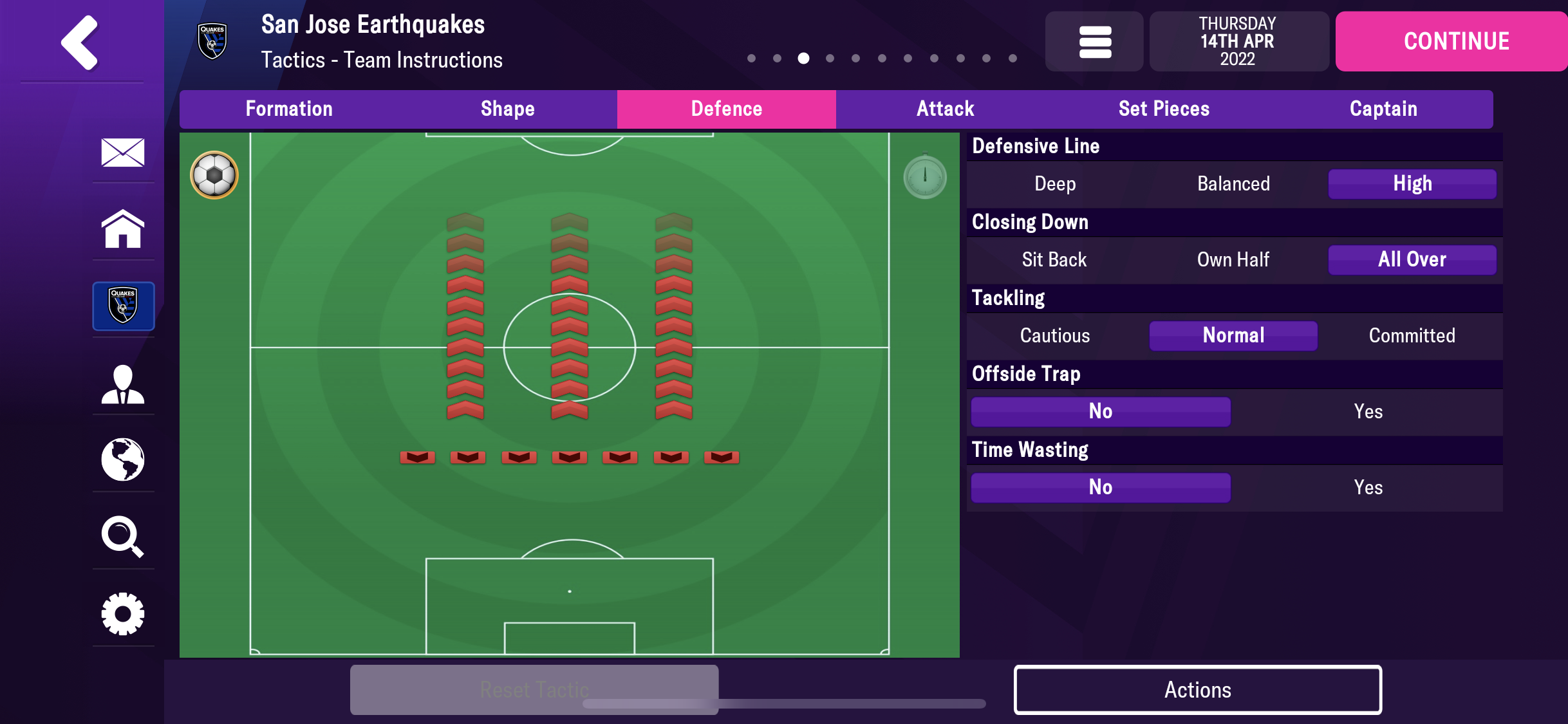 Side to Side Passing - Football Manager 2022 Mobile - FMM Vibe